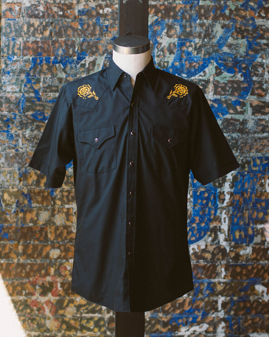 Yellow Rose Pearl Snap Button Up Morgan Mercantile Yellow Rose Pearl Snap Button Up Morgan Mercantile