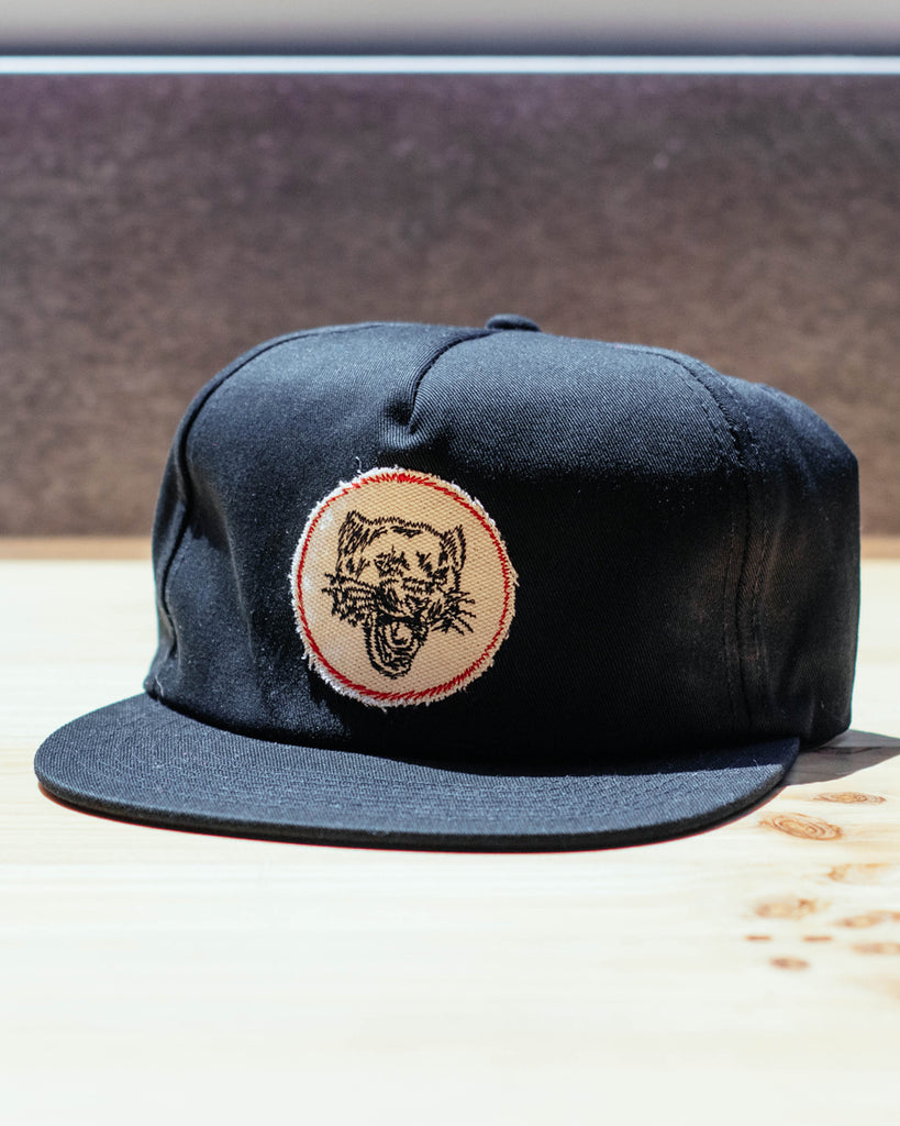 Roaring Panther Canvas Patch Snapback Hat