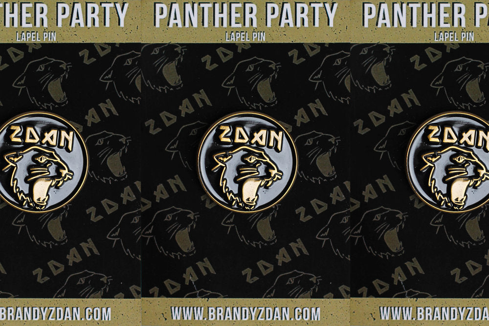 Brandy Zdan - Panther Party Enamel Pin